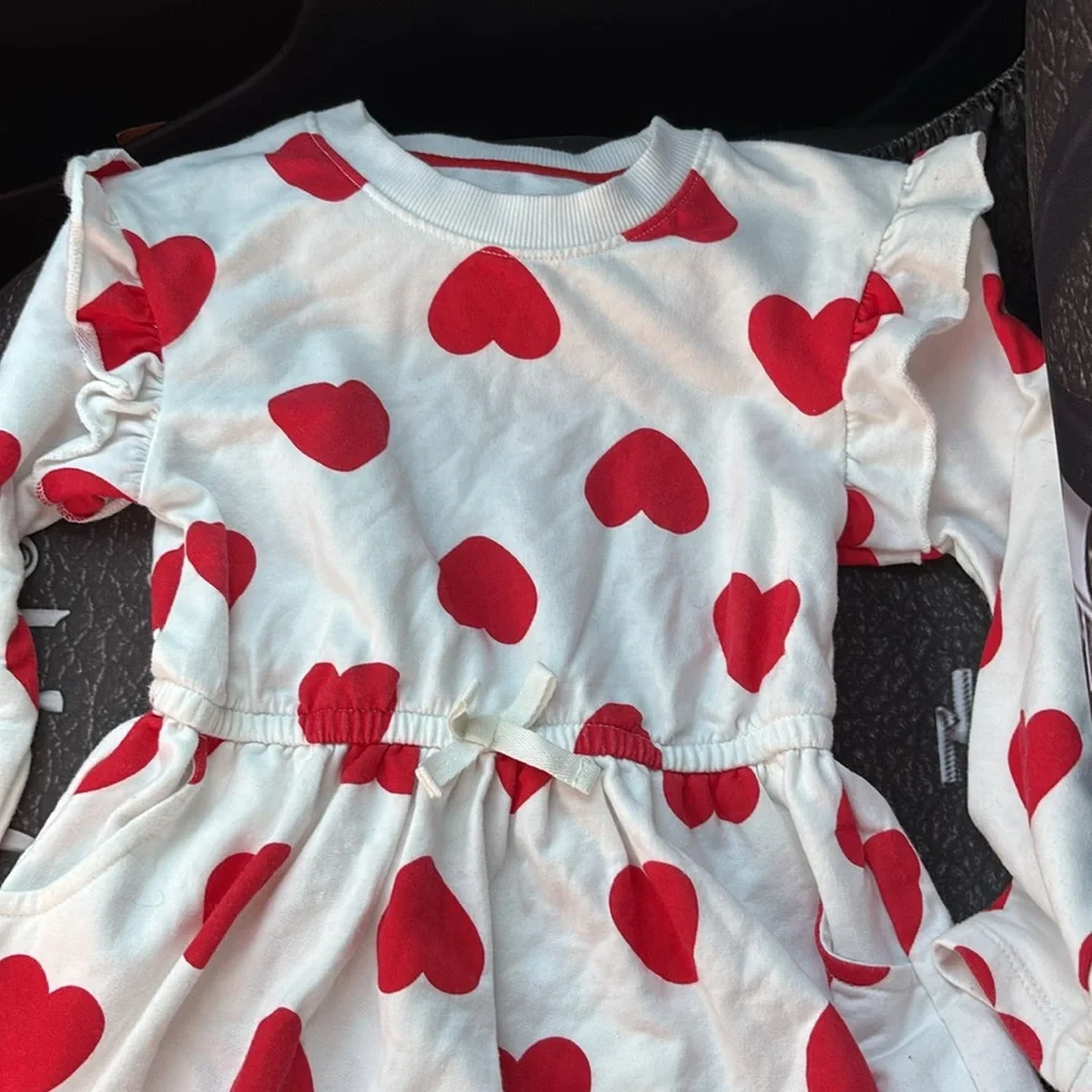 Hearts valentines Kids dress